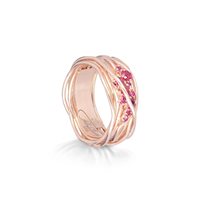 Anello Rubinia Donna TEN 18Kt in Oro rosa Rubino 0.40 Ct AN100RRB_14 - AN100RRB_14